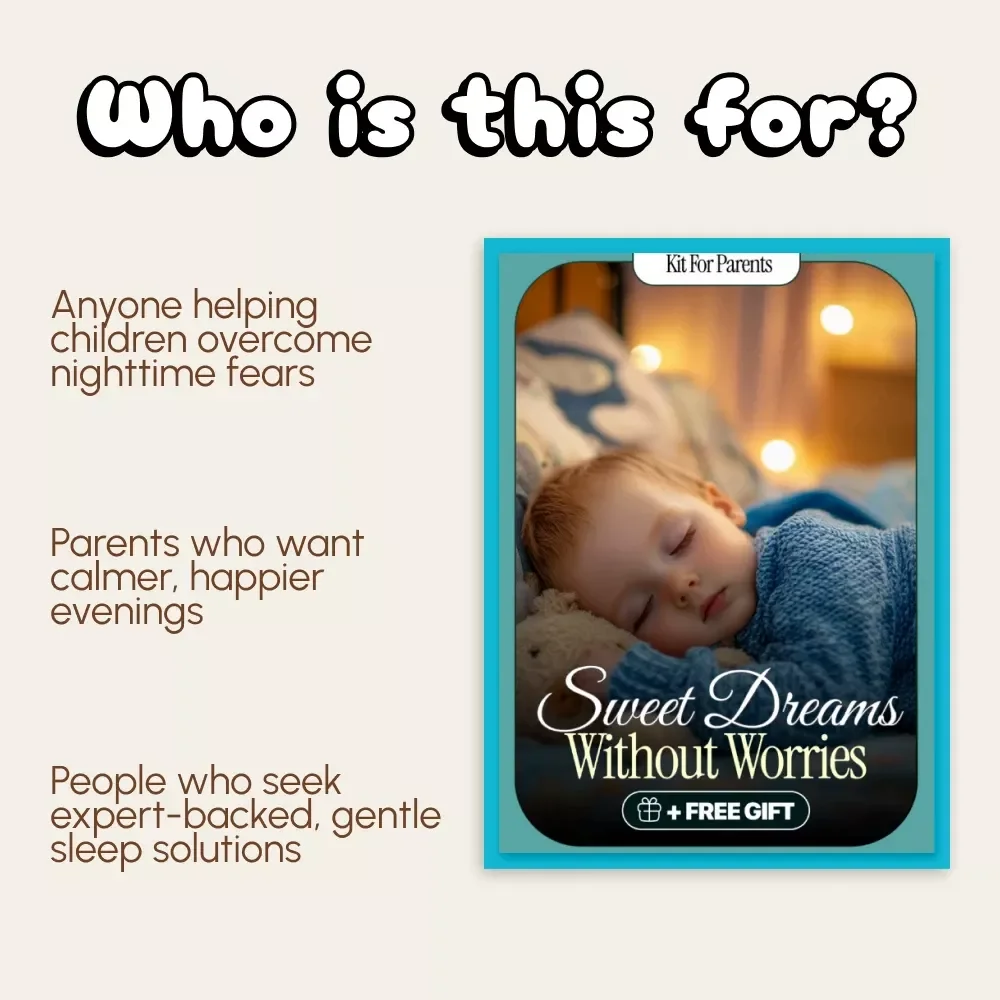 Sweet Dreams Without Worries | Ebook for Parents on How to Reduce Anxiety About Bedtime | Gentle Sleep Confidence Guide for Kids
