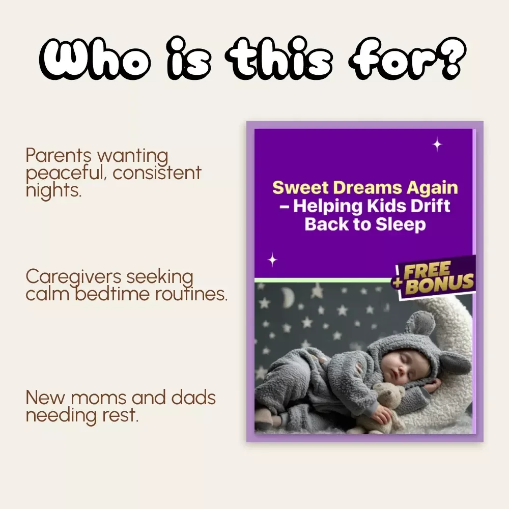 Sweet Dreams Again – Helping Kids Drift Back to Sleep | Digital Guide for Parents | Gentle Nighttime Routines, Calm Sleep Techniques & Modern AI Sleep Tools | How to Teach Kids to Fall Back Asleep Naturally
