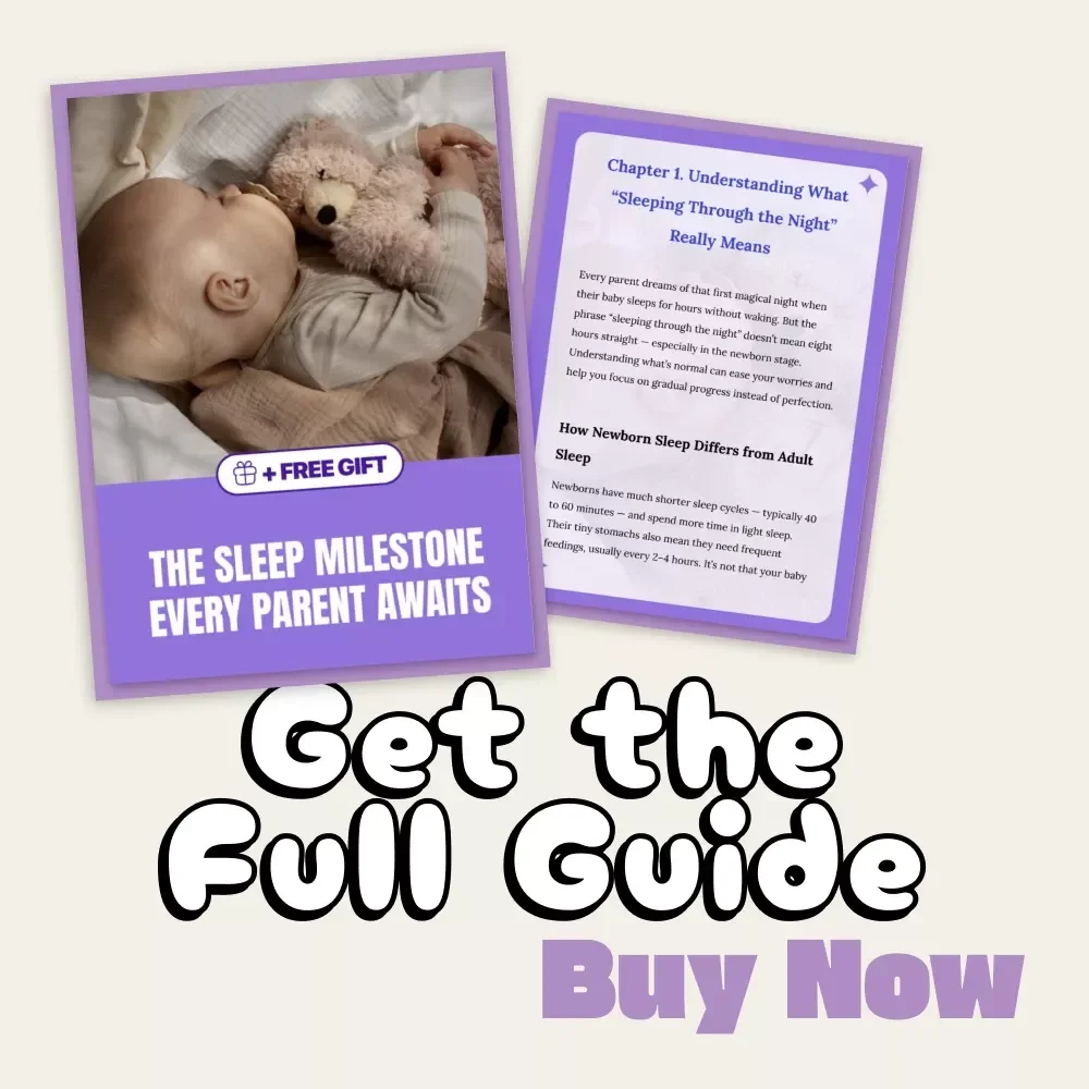 The Sleep Milestone Every Parent Awaits | Newborn Sleep Guide | When Should Newborn Sleep Through the Night | Digital Download for New Parents