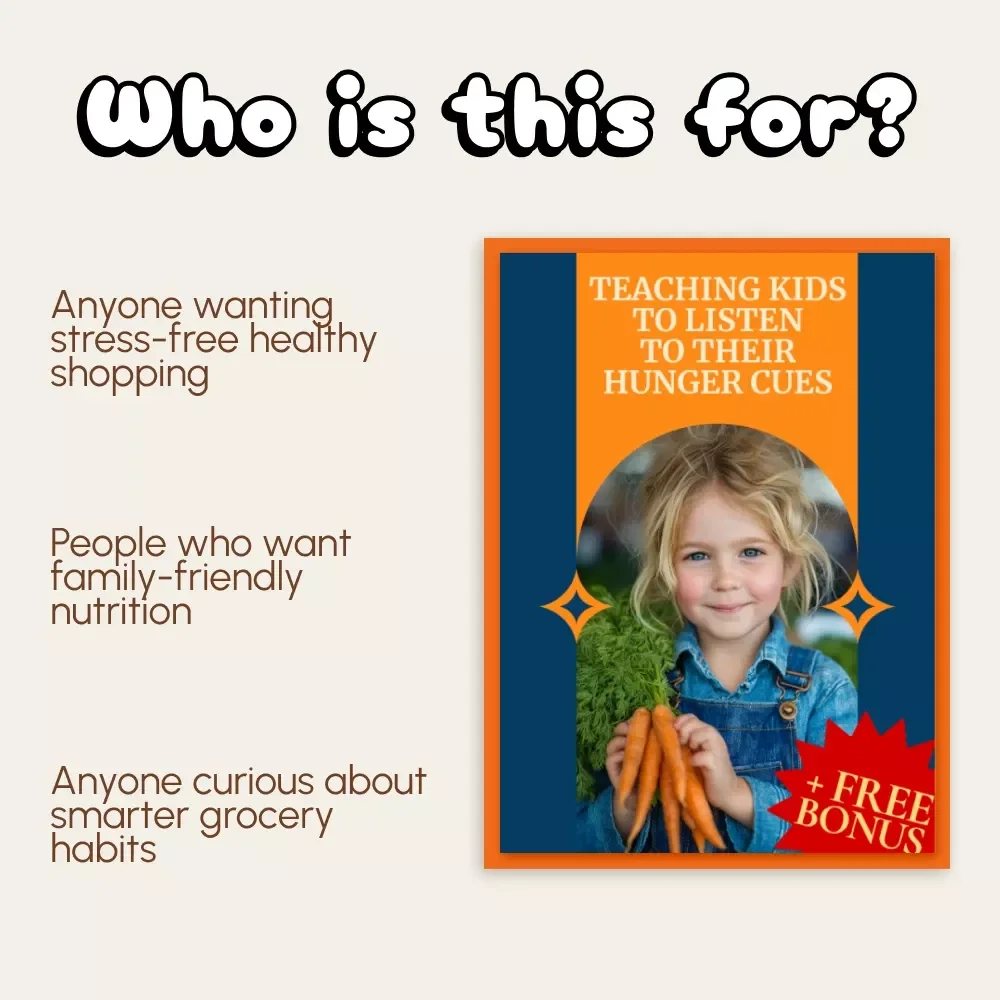 Smart Cart, Healthy Start | Digital Guide for Parents | How to Shop for Kid-Friendly Healthy Foods | Family Nutrition eBook & Printable Grocery Planner | Learn How to Shop Smart for Kids