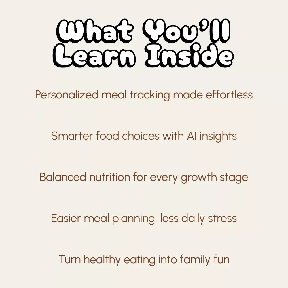 Smart Plates: Using AI to Track and Optimize Your Child’s Nutrition | Digital Guide for Parents | AI Nutrition Tracking eBook | Family Health & Wellness Download