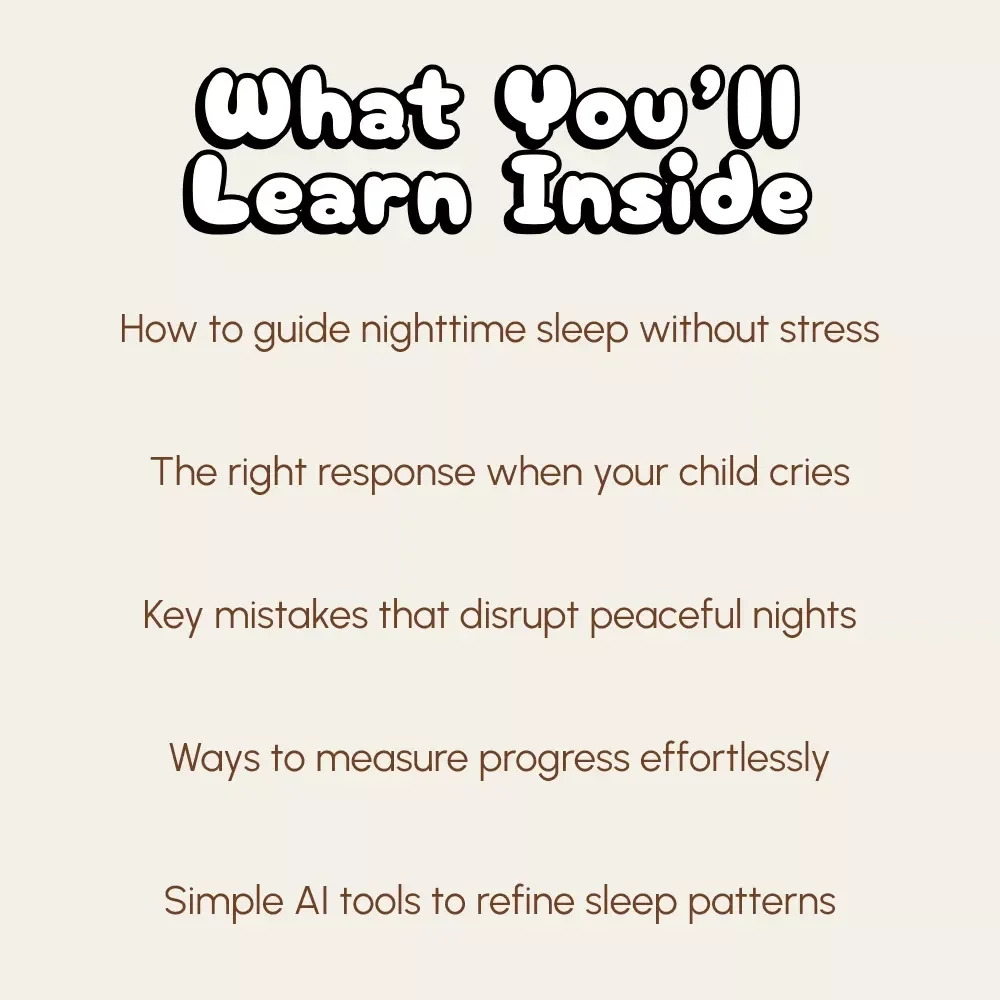 Sleep Waves at Night | Digital GUIDE for Parents | How to Do Sleep Wave Method at Night | Gentle Sleep Training eBook for Peaceful Evenings