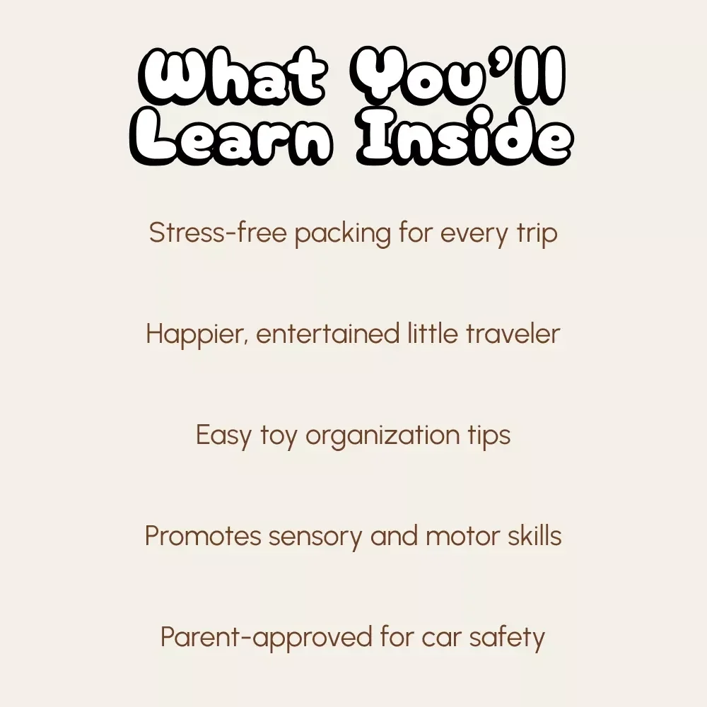 Baby Road Trip Fun Checklist: Best Travel Toys for Babies in the Car | Printable Baby Travel Guide for Stress-Free Family Adventures