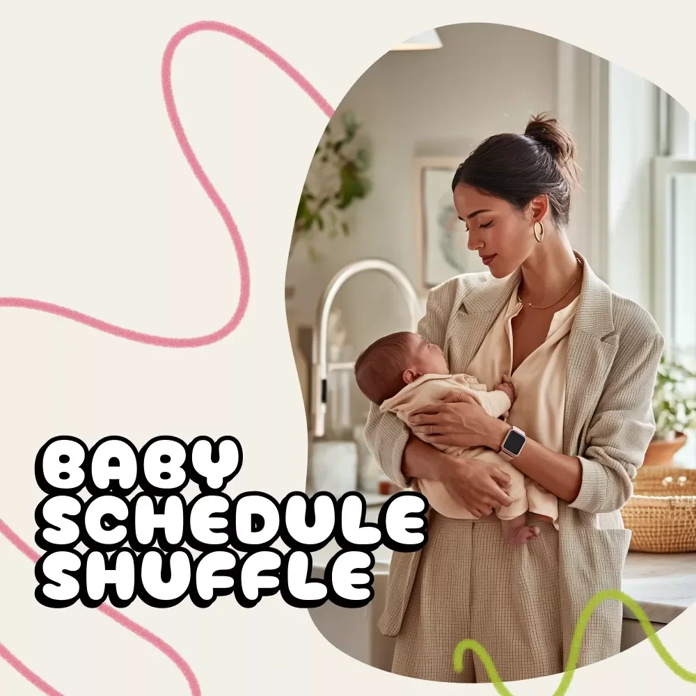 Baby Schedule Shuffle: Your Quick-Adjust Checklist | Printable Baby Sleep & Routine Guide | How to Adjust When Baby’s Schedule Changes