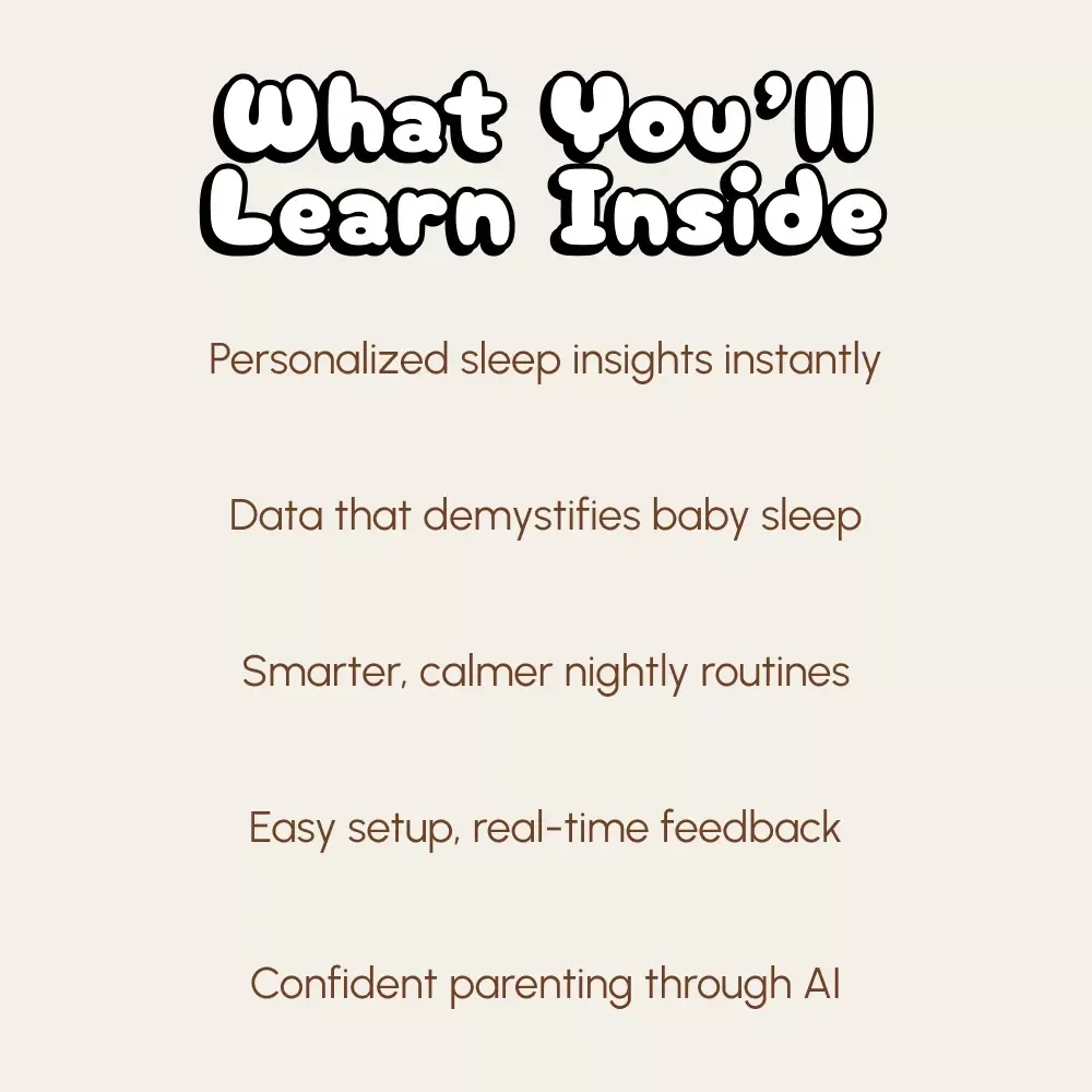 Smart Sleep: How AI Helps You Understand Your Baby’s Rest Like Never Before | Digital Guide for Parents | How to Use AI to Monitor Baby’s Sleep Patterns & Improve Nighttime Routines