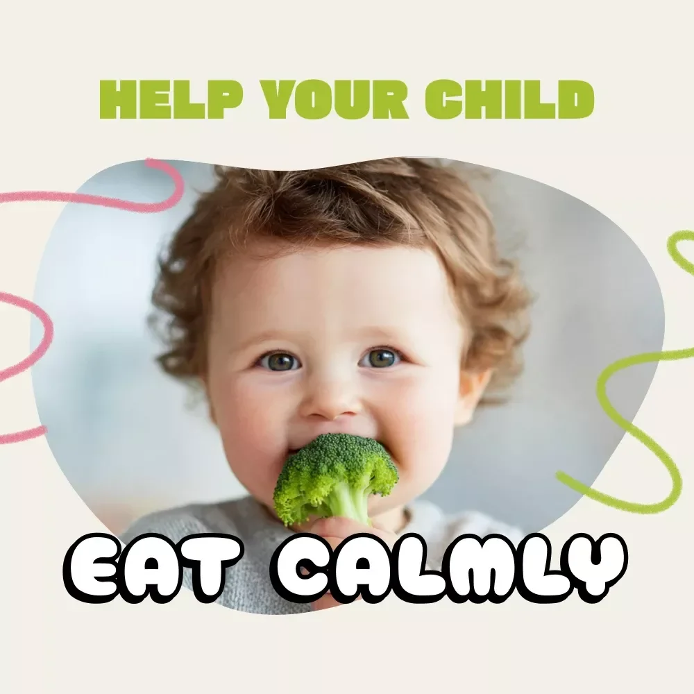 How to Help Your Child Eat Calmly Without Pressure | Gentle Parenting eBook for Mealtime Peace | Guide to Stop Food Battles and Learn How to Stop Pressuring Child to Eat
