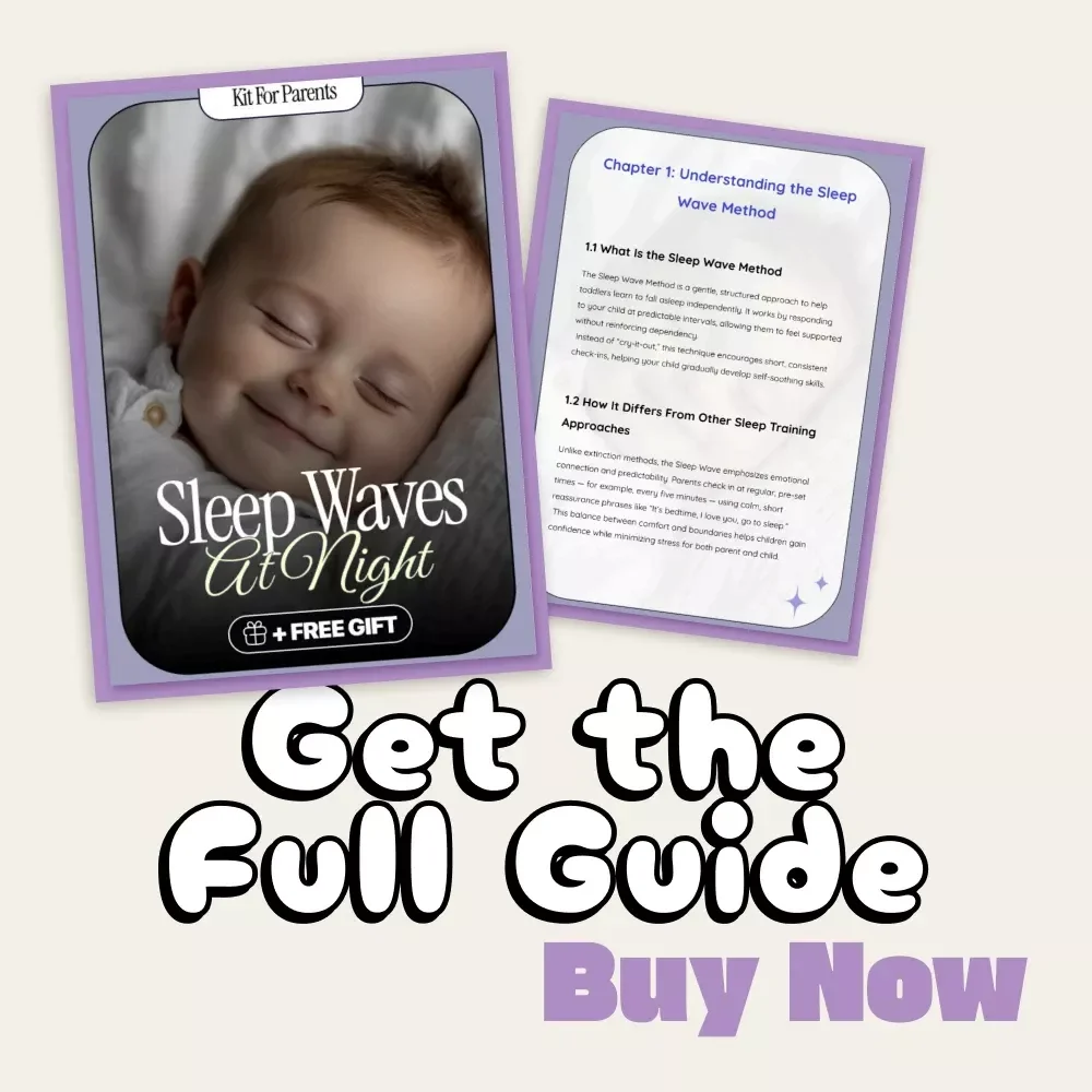 Sleep Waves at Night | Digital GUIDE for Parents | How to Do Sleep Wave Method at Night | Gentle Sleep Training eBook for Peaceful Evenings