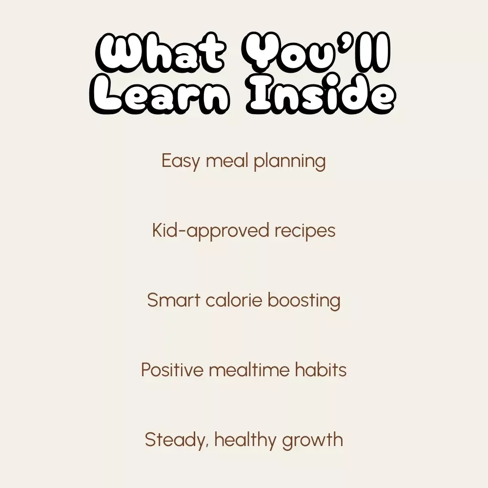 Helping Your Child Gain Weight the Healthy Way – Printable Checklist for Parents | Pediatric Nutrition Guide | What to Do If Child Is Underweight | Healthy Eating Tips for Kids