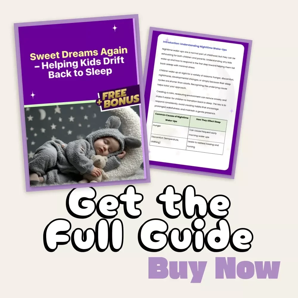 Sweet Dreams Again – Helping Kids Drift Back to Sleep | Digital Guide for Parents | Gentle Nighttime Routines, Calm Sleep Techniques & Modern AI Sleep Tools | How to Teach Kids to Fall Back Asleep Naturally