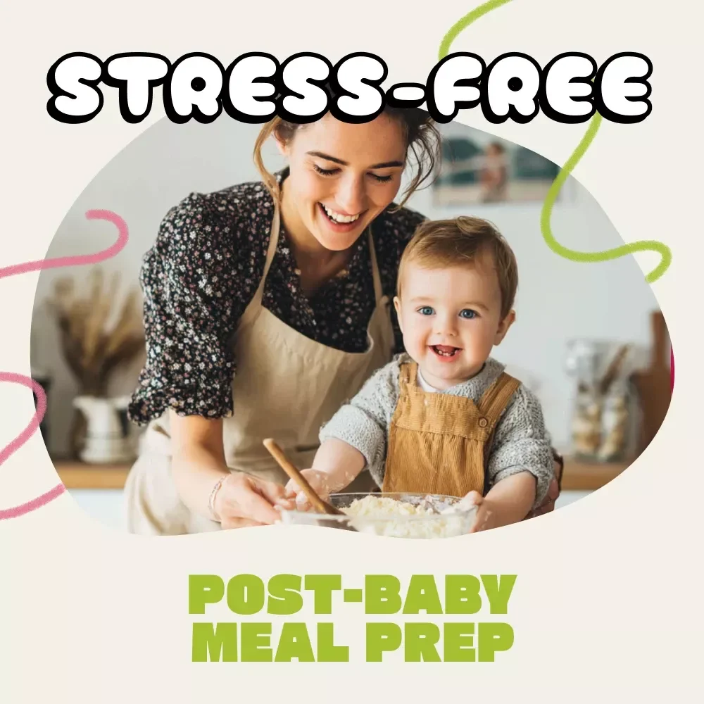 Meal Magic: Stress-Free Meal Prep After Baby Comes Home | New Mom eBook | Postpartum Nutrition Guide | Digital Download for Busy Parents