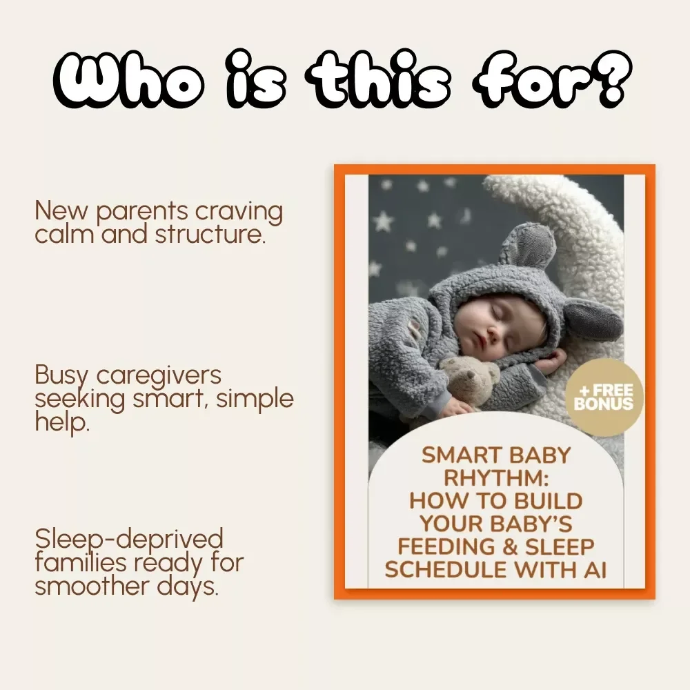 Smart Baby Rhythm: How to Build Your Baby’s Feeding & Sleep Schedule with AI | Digital Parenting Guide for New Moms & Dads | How to Generate Feeding & Sleep Schedule Using AI | Instant Download eBook