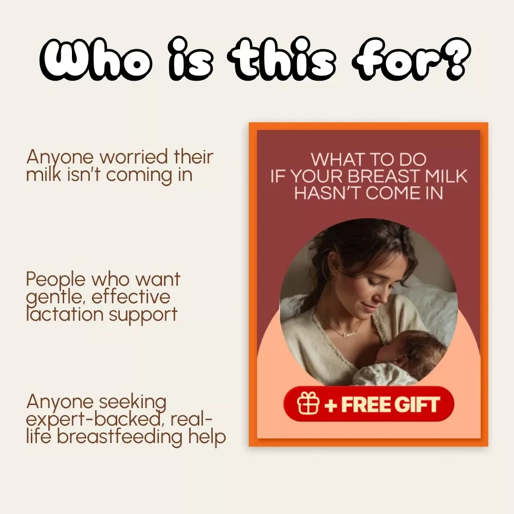 What to Do if Your Breast Milk Hasn’t Come In | New Mom Support Guide | Digital Download for Postpartum Breastfeeding & Lactation Help | what to do if my breast milk hasn’t come in