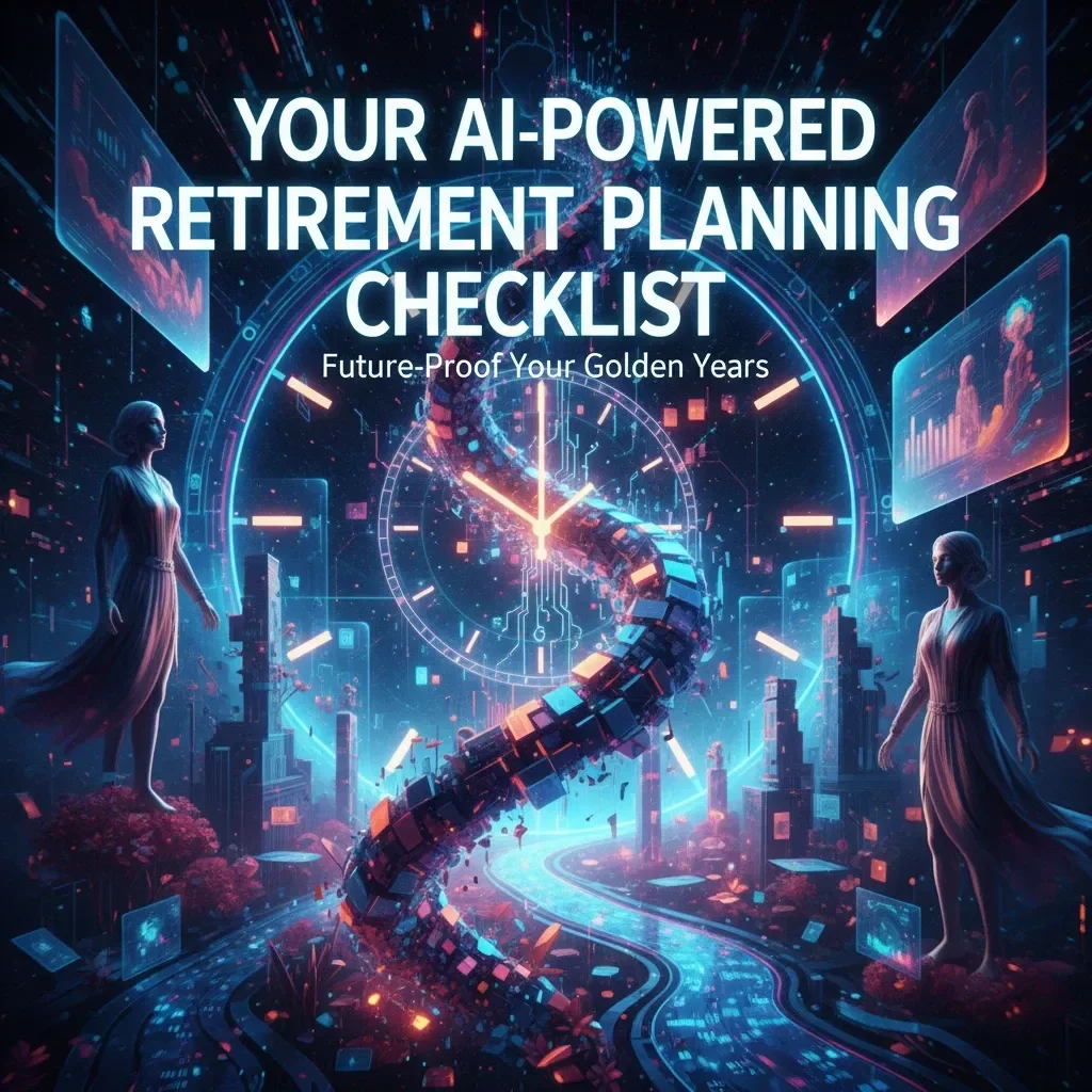 Your AI-Powered Retirement Planning Checklist | Digital Download for Smarter Financial Freedom | How to Use AI to Plan Retirement