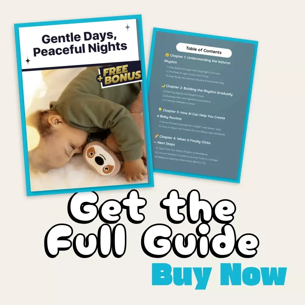 Gentle Days, Peaceful Nights | Baby Routine Guide | How to Gradually Create a Day/Night Rhythm | Digital Download for Calm Sleep & Happy Days