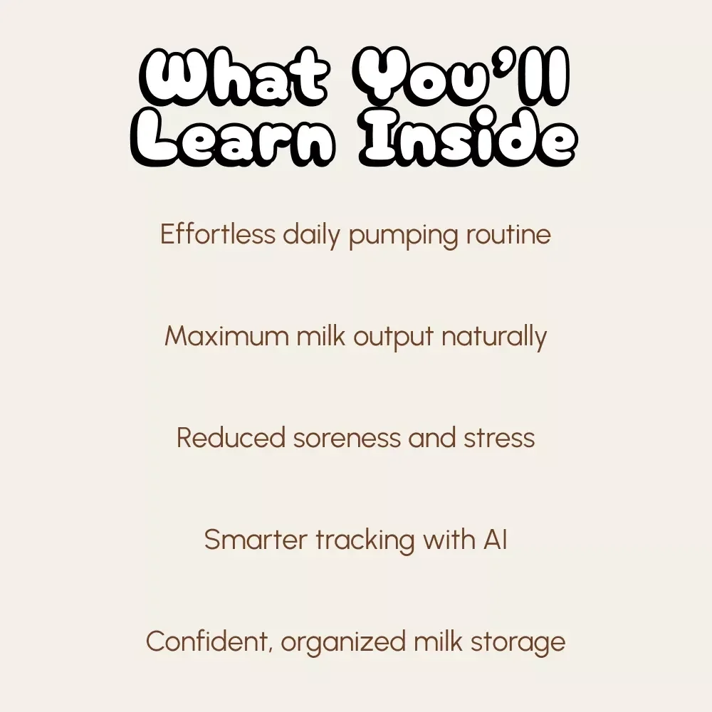 Breast Pump Checklist | How to Use Breast Pump Efficiently | Digital Download Guide for New Moms, Pumping Tips, and Milk Storage Essentials