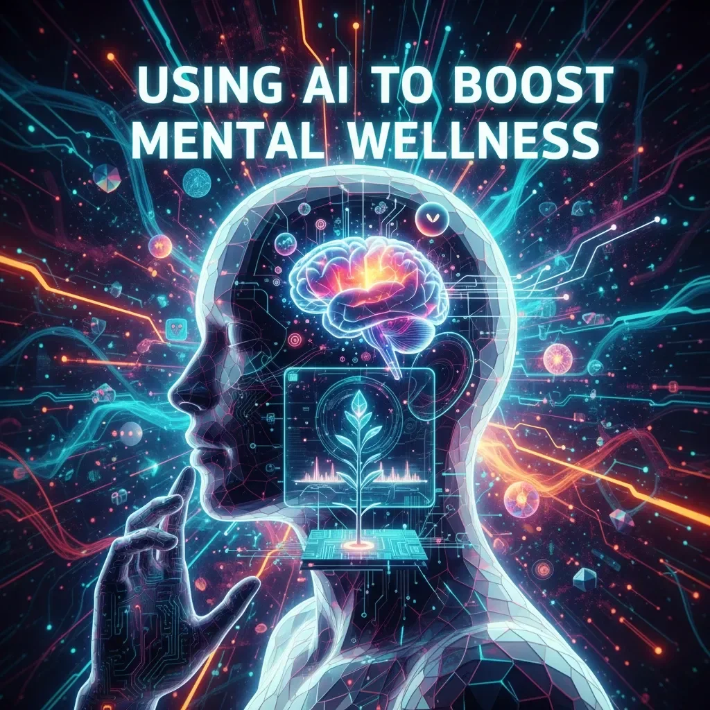 Using AI to Boost Mental Wellness | Digital Guide for Self-Care, Mindfulness & Stress Relief | AI Journaling, Meditation, and Creativity Tools for Emotional Balance