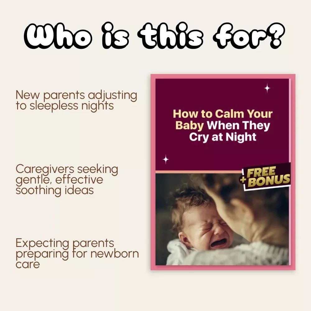 How to Calm Your Baby When They Cry at Night | Gentle Parenting Guide for Sleepless Nights | Digital Download for New Parents | Learn How to Calm a Baby Crying at Night with AI Support & Soothing Routines