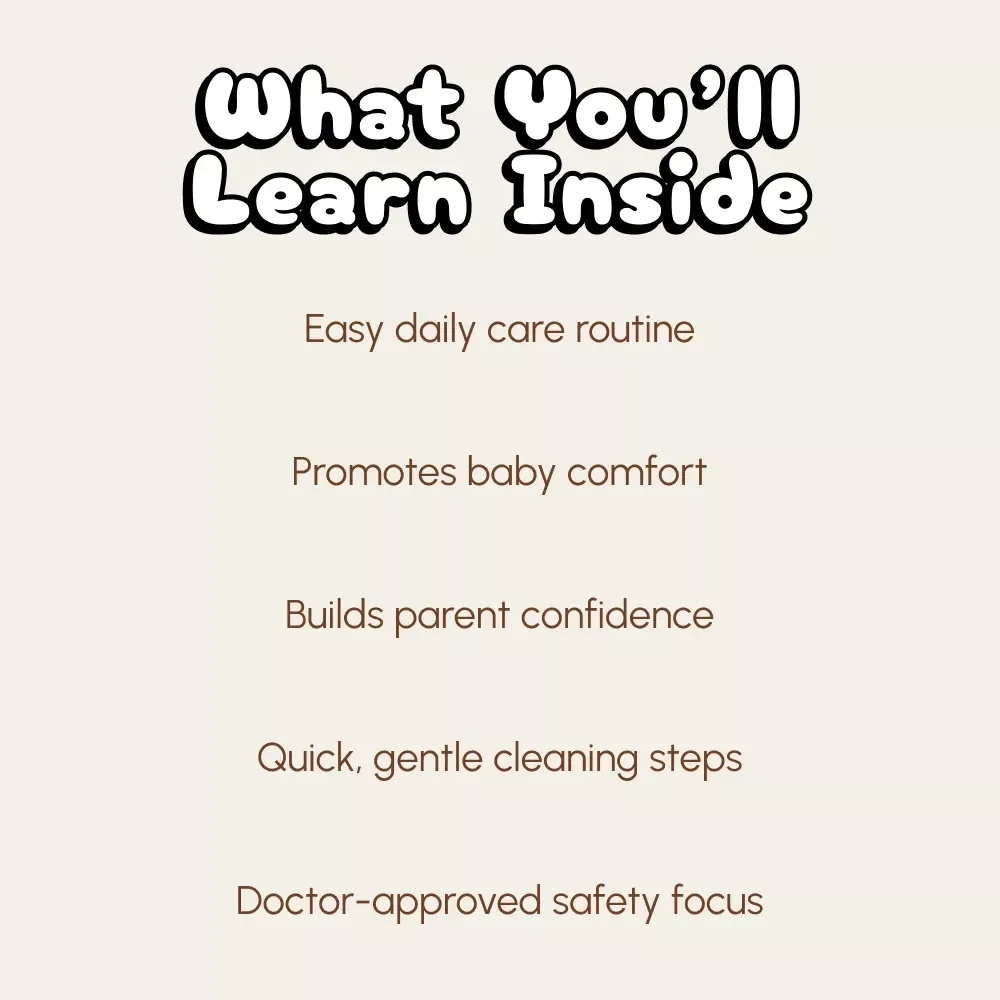 Sparkling Little Eyes & Tiny Noses: Newborn Cleaning Checklist | Baby Care eBook | Gentle Infant Hygiene Guide | Printable Digital Download for New Parents