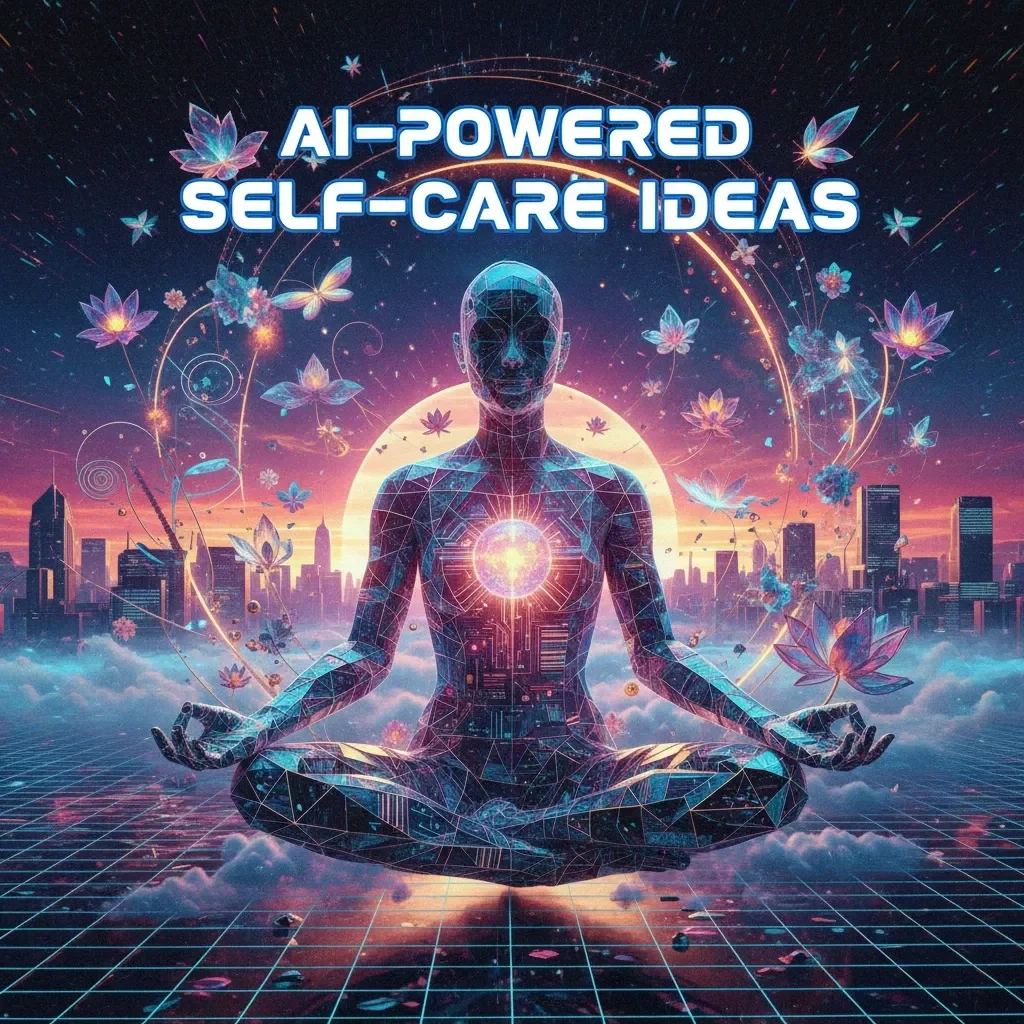 AI-Powered Self-Care Ideas Checklist | Digital Download for Personalized Wellness & Mindful Living | How to Use AI to Find Self Care Ideas
