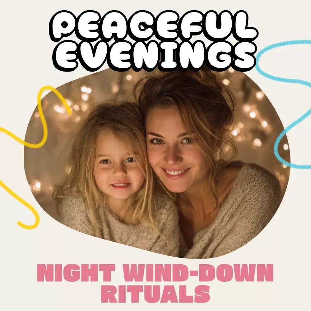 Peaceful Evenings Start Here | How to Create a Night Wind-Down Ritual | Digital eBook for Parents & Calm Seekers