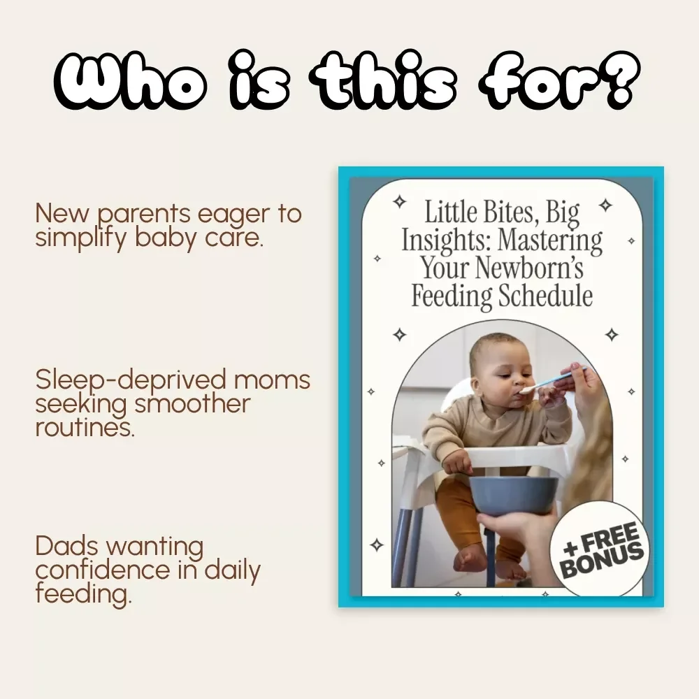 Little Bites, Big Insights: Mastering Your Newborn’s Feeding Schedule | Digital Guide for New Parents | How to Track Newborn Feeding Schedule | Printable & Digital Download for Baby Routine