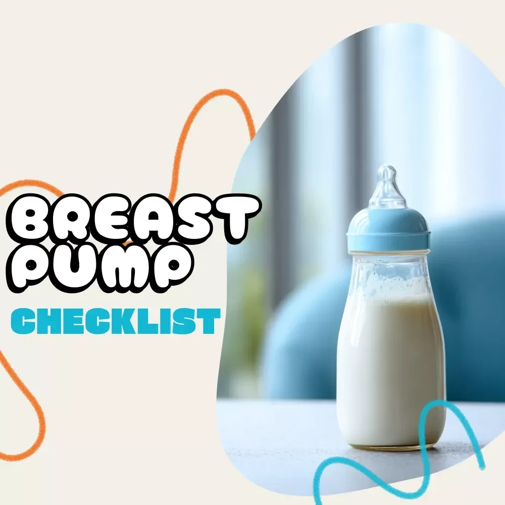 Breast Pump Checklist | How to Use Breast Pump Efficiently | Digital Download Guide for New Moms, Pumping Tips, and Milk Storage Essentials