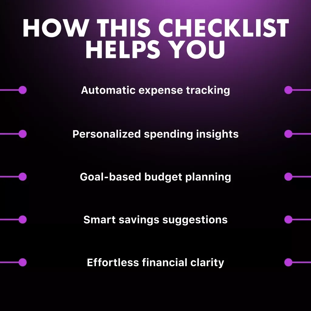 Smart Spending Made Simple: Your AI-Powered Home Expense Tracker Checklist | Digital Download | Budgeting Template | Learn How to Use AI to Track Home Expenses | Money Management Printable
