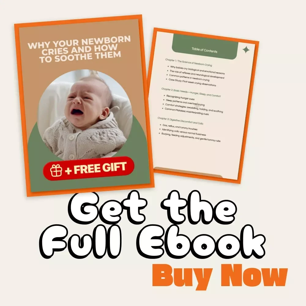 Why Your Newborn Cries and How to Soothe Them | Gentle Parenting Ebook for New Moms | Digital Download Guide for Baby Sleep, Colic & Comfort | KEYWORDS