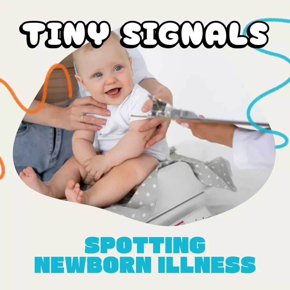 Tiny Signals: How to Spot Illness in Your Newborn | Baby Health Guide for New Parents | Digital Download eBook on Signs of Illness in Newborn | New Parent Must-Have Resource