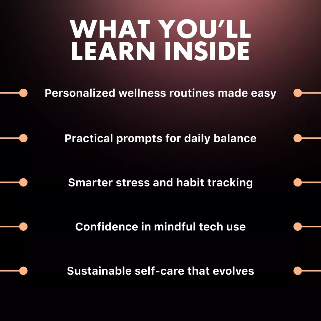 Design Your Self-Care Plan with AI | Personalized Self-Care Plan Using AI | Digital Wellness Guide for Mindful Living