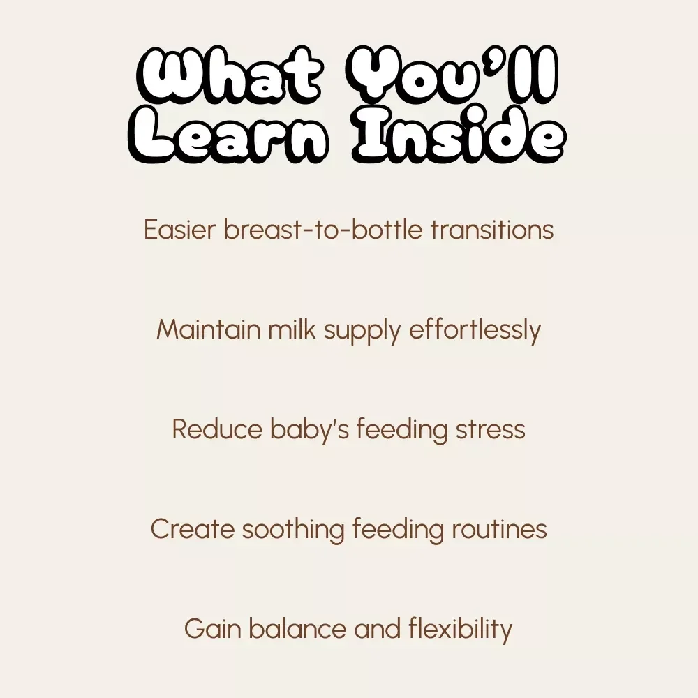 Switching Between Breast and Bottle | Printable Baby Feeding Checklist | How to Switch Between Breast and Bottle Guide for New Moms