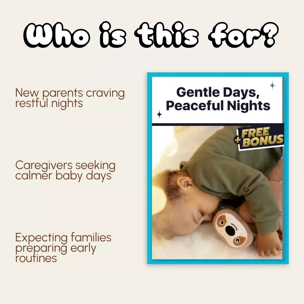 Gentle Days, Peaceful Nights | Baby Routine Guide | How to Gradually Create a Day/Night Rhythm | Digital Download for Calm Sleep & Happy Days