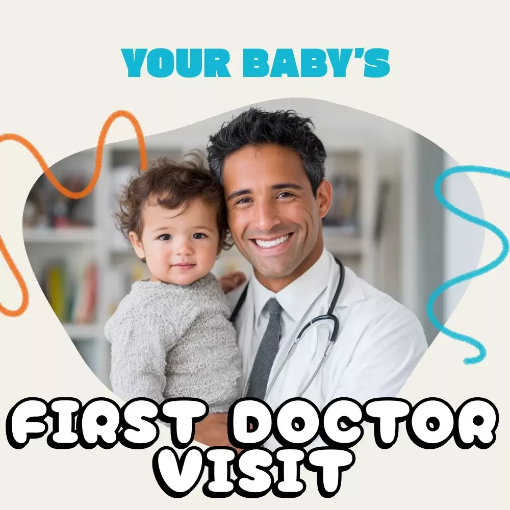 Your Baby’s First Doctor Visit Made Easy | Printable New Parent Checklist | Baby Health Guide & Newborn Care Planner | Digital Download