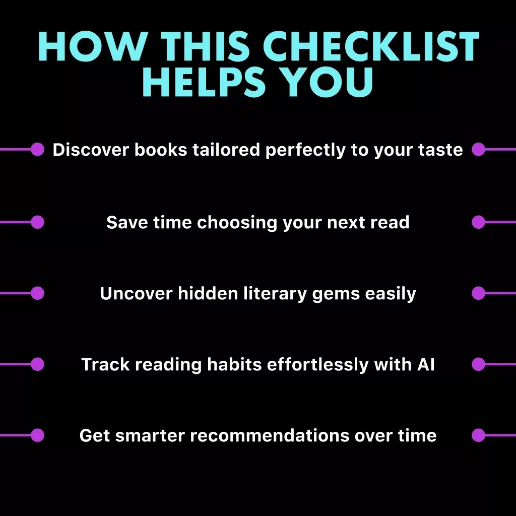 How to Use AI to Find Book Recommendations | Digital Guide, eBook & Checklist for Personalized Reading, AI Book Companion, Book Suggestions, Reading Tracker
