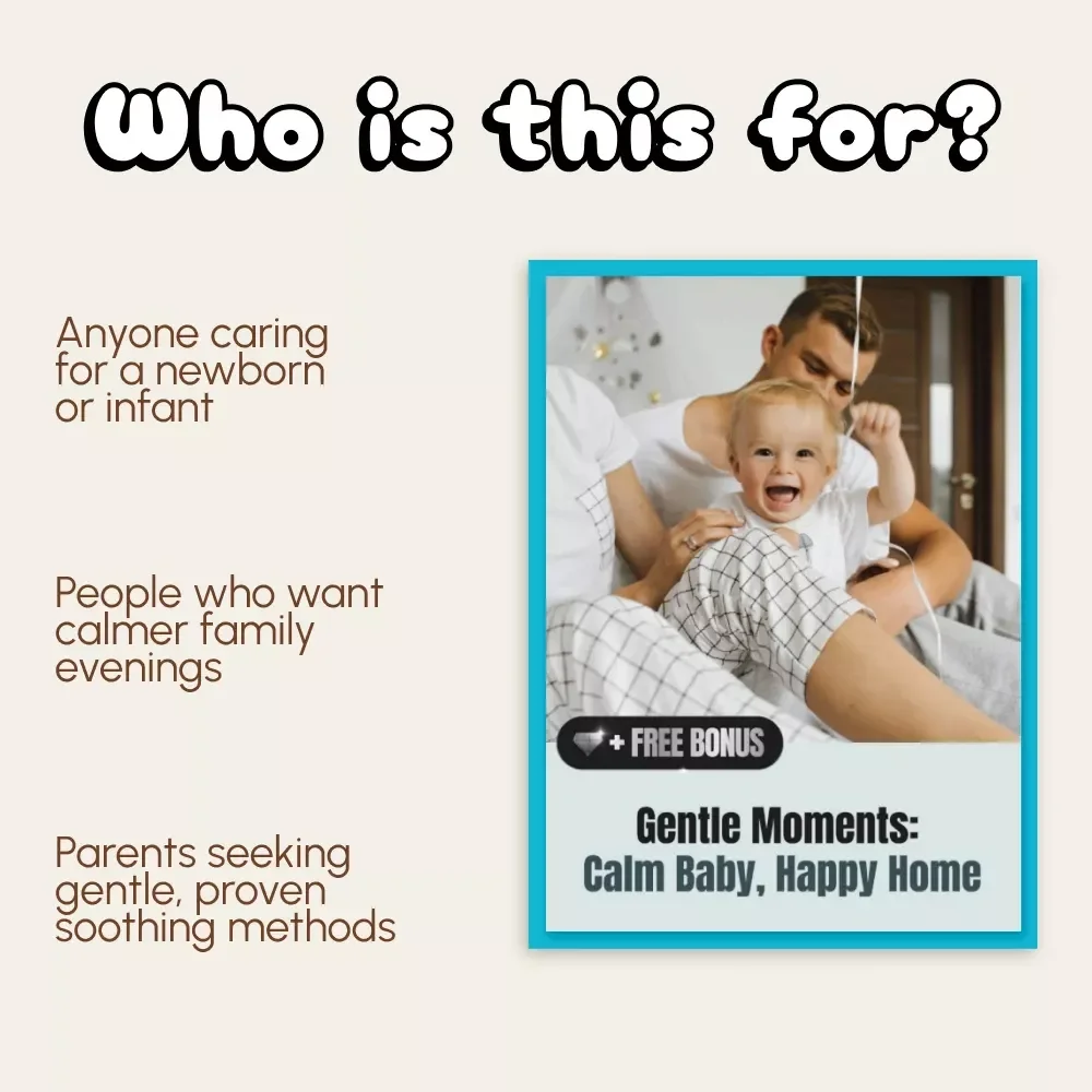 Gentle Moments: Calm Baby, Happy Home | Soothing Newborn Guide eBook | Learn how to avoid over-stimulation newborn and create peaceful routines for a happy home