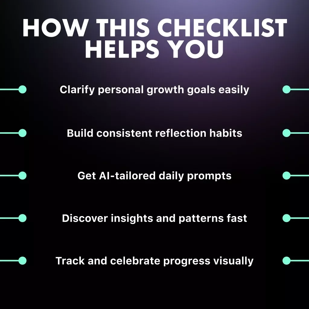 AI-Powered Self-Reflection: Your Daily Routine Checklist | Digital Download for Mindful Growth & How to Use AI to Create a Self-Reflection Routine