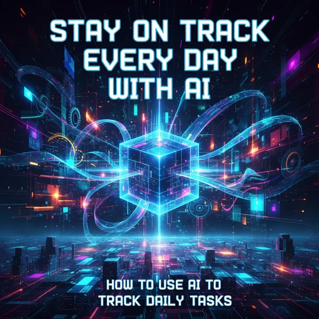 Stay on Track Every Day with AI – Productivity Checklist for Smarter Task Management | Digital Download | How to Use AI to Track Daily Tasks and Plan Efficiently