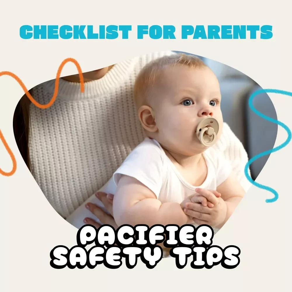 Checklist for Introducing a Pacifier Safely | Digital Download for New Parents | Baby Care Guide | How to Introduce Pacifier Safely | Printable Baby Safety Checklist