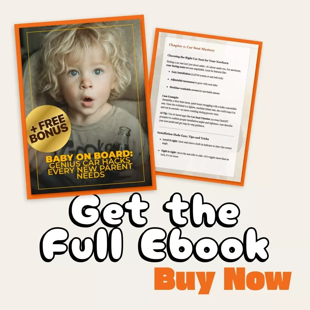 Baby on Board: Genius Car Hacks Every New Parent Needs | eBook for Newborn Parents | Best Car Hacks for Newborn Parents | Digital Download Guide