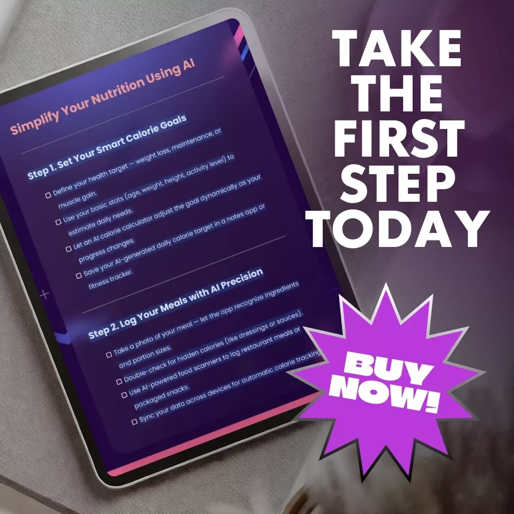 Simplify Your Nutrition Using AI | Digital Checklist for Effortless Calorie Tracking | Learn How to Use AI to Count Calories Easily