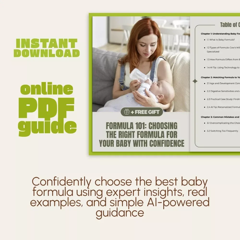 Formula 101: Choosing the Right Formula for Your Baby with Confidence | Digital Baby Formula Guide | How to Choose Formula Type with Ease for New Parents