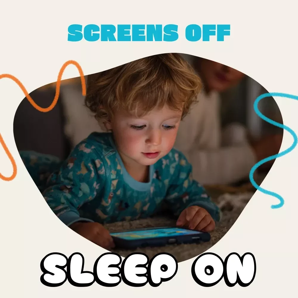 Screens Off, Sleep On: Smart Ways to Help Kids Unplug Before Bed | Digital Parenting Guide | How to Limit Screen Time Before Bed for Kids | Printable Family Resource