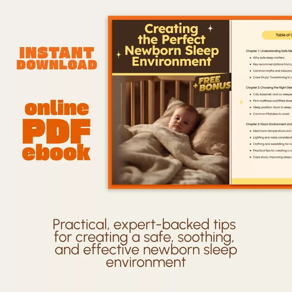 Creating the Perfect Newborn Sleep Environment | Safe Sleep eBook for Parents | Learn What Is a Safe Sleep Environment for Newborns