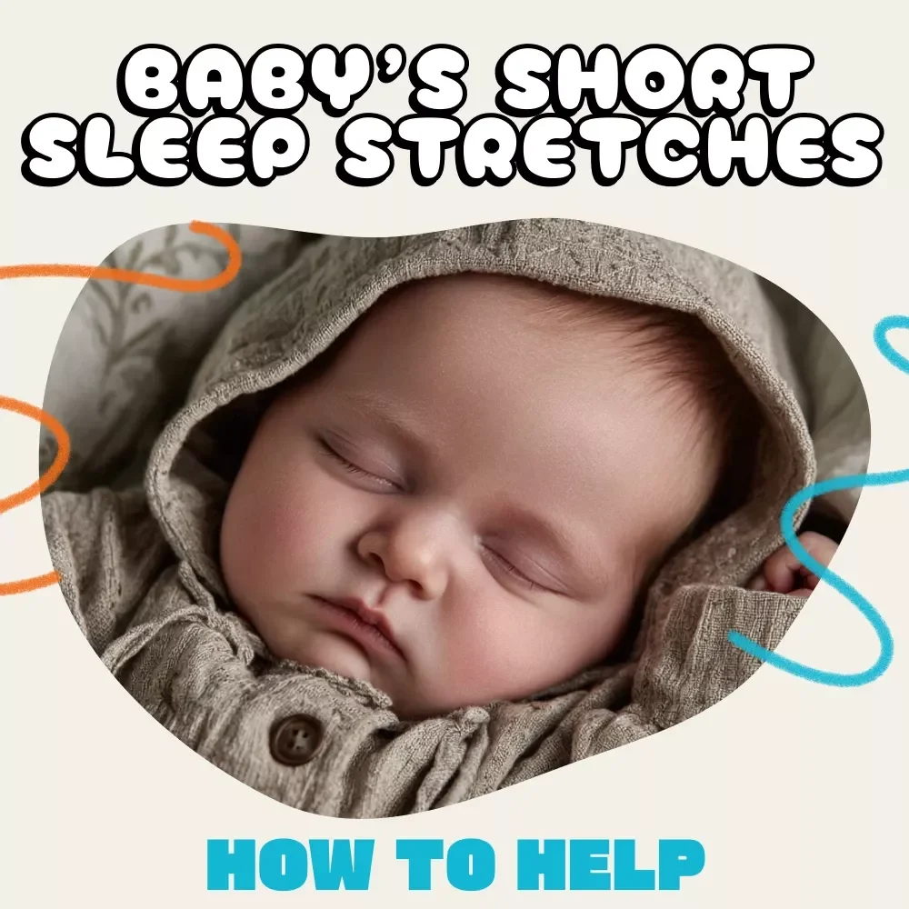 Understanding Baby’s Short Sleep Stretches and How to Help | Newborn Sleep Guide | Gentle Sleep Training | Digital Download eBook for New Parents