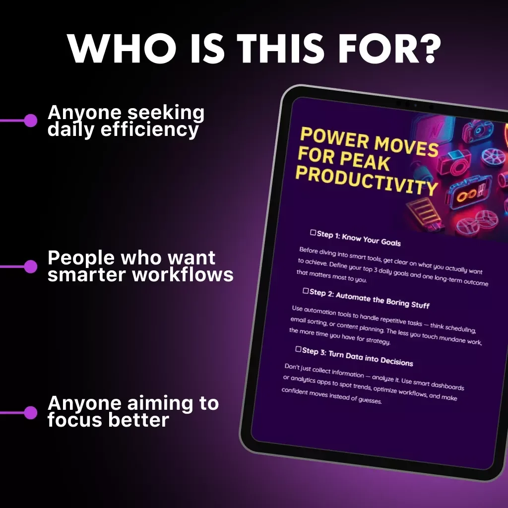 Power Moves for Peak Productivity: Ultimate Checklist on How to Use AI for Productivity