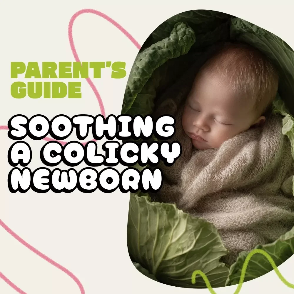 A Parent’s Guide to Soothing a Colicky Newborn | Gentle Parenting Tips & How to Soothe a Colicky Newborn Naturally | Digital Download PDF Guide for New Moms and Dads