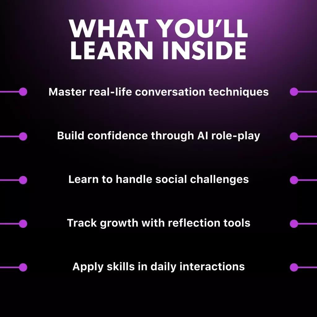 Practicing Real-Life Social Skills with AI – eBook Guide for Learning How to Practice Social Situations Using AI | Digital Download for Conversation Confidence & Real-Life Scenarios
