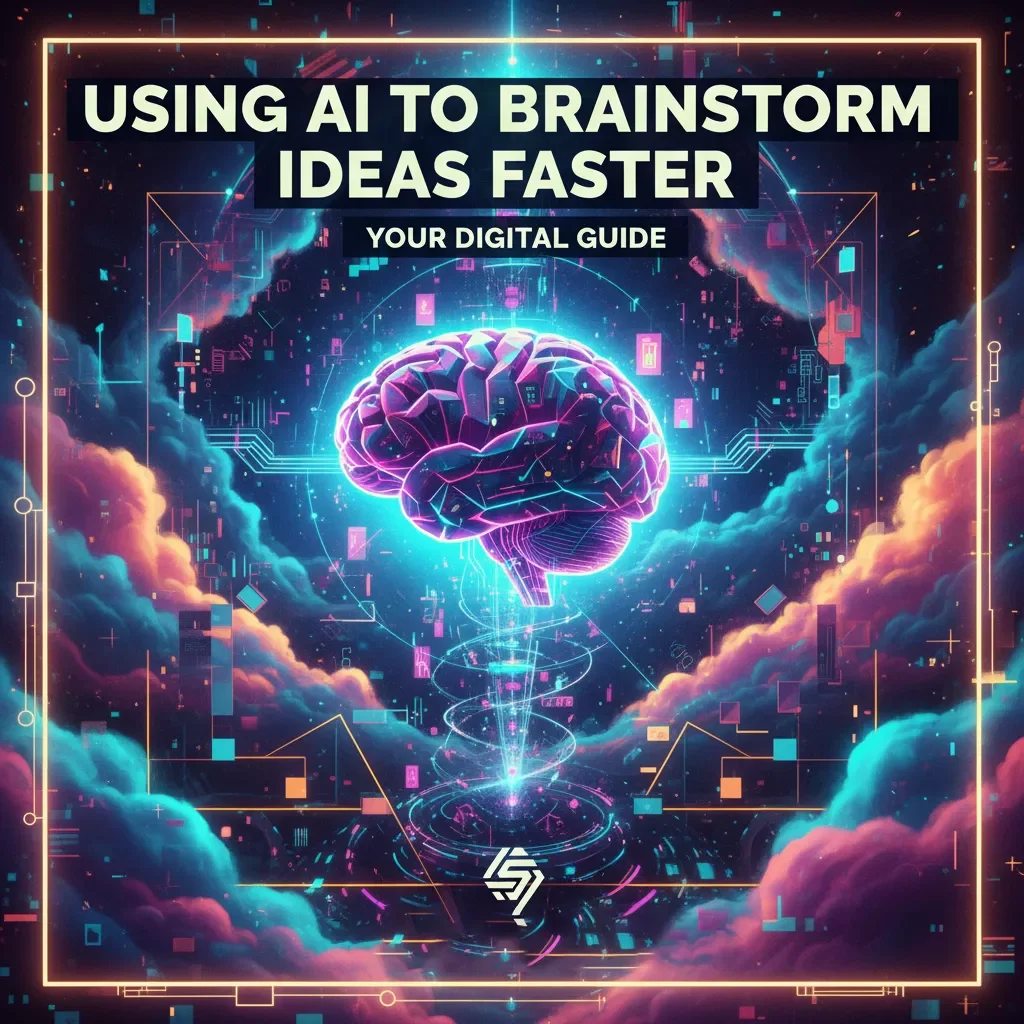 Using AI to Brainstorm Ideas Faster | Printable Productivity Checklist | Digital Download Guide for Creative Thinking & Idea Generation