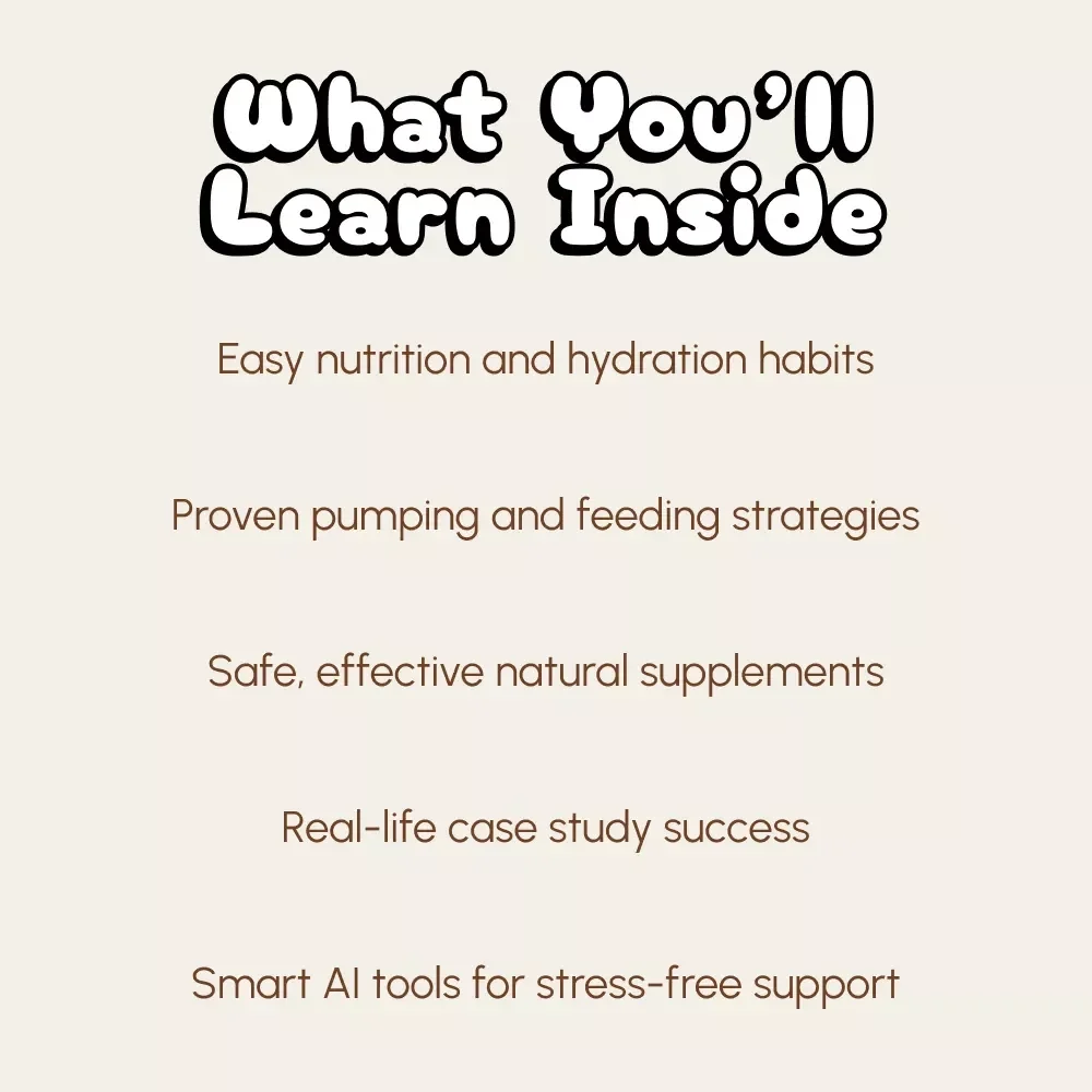 Boosting Milk Supply Naturally | How to Boost Milk Supply Naturally | Digital Breastfeeding Guide for New Moms