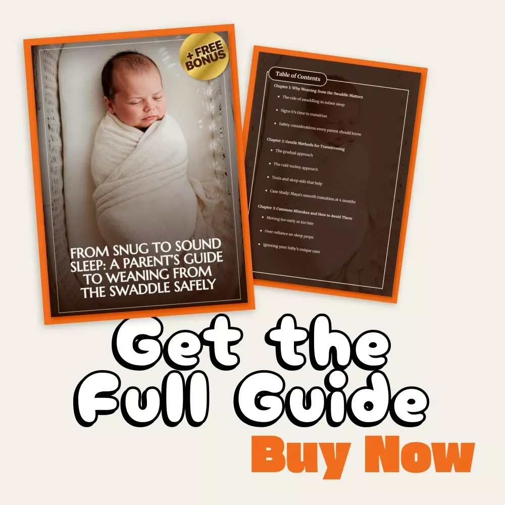 From Snug to Sound Sleep: A Parent’s Guide to Weaning from the Swaddle Safely | Gentle Baby Sleep Transition eBook | How to Wean from Swaddle Safely Guide for New Parents